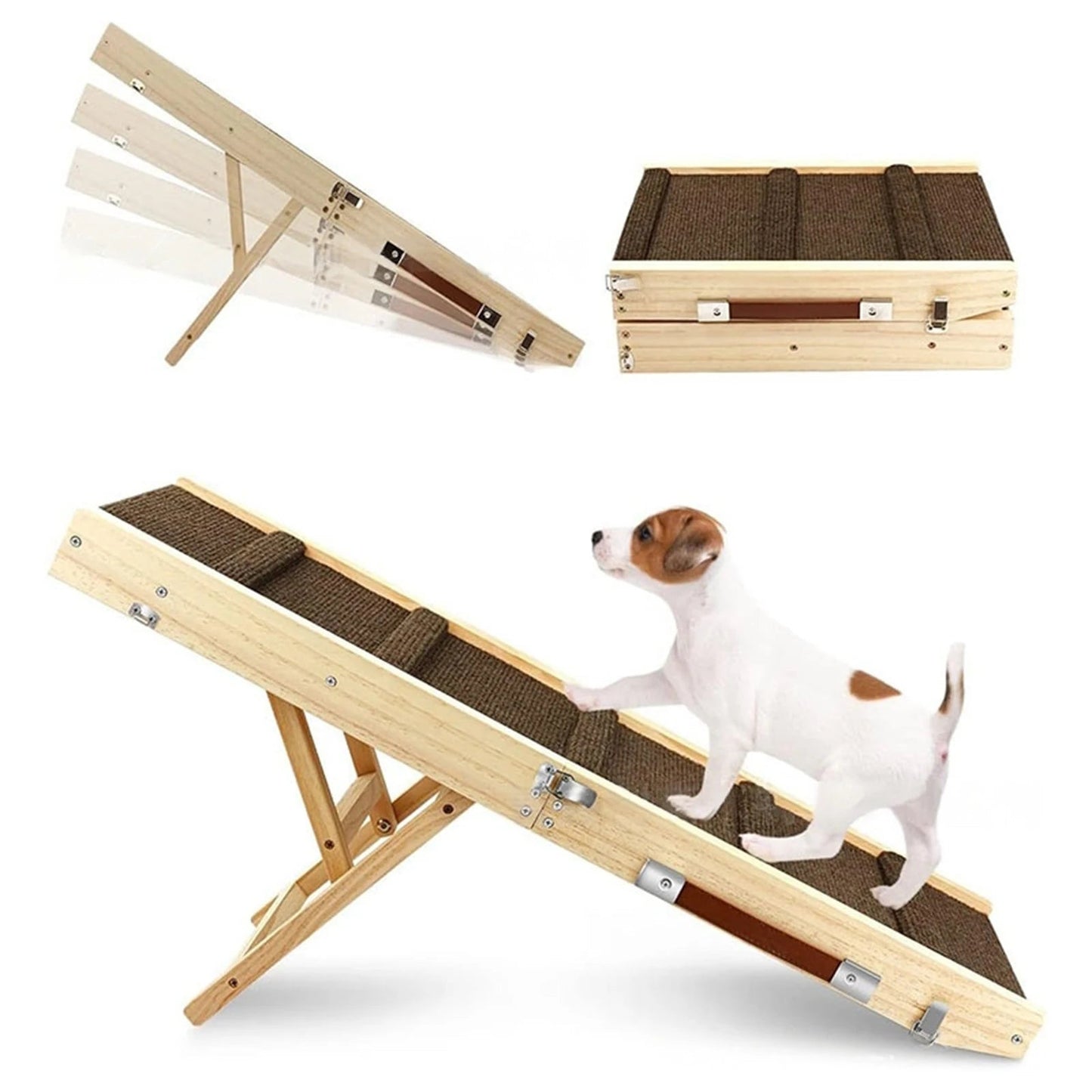 Adjustable Dog Ramp | Foldable, Non - Slip, Portable Pet Ramp - Salamander Prime