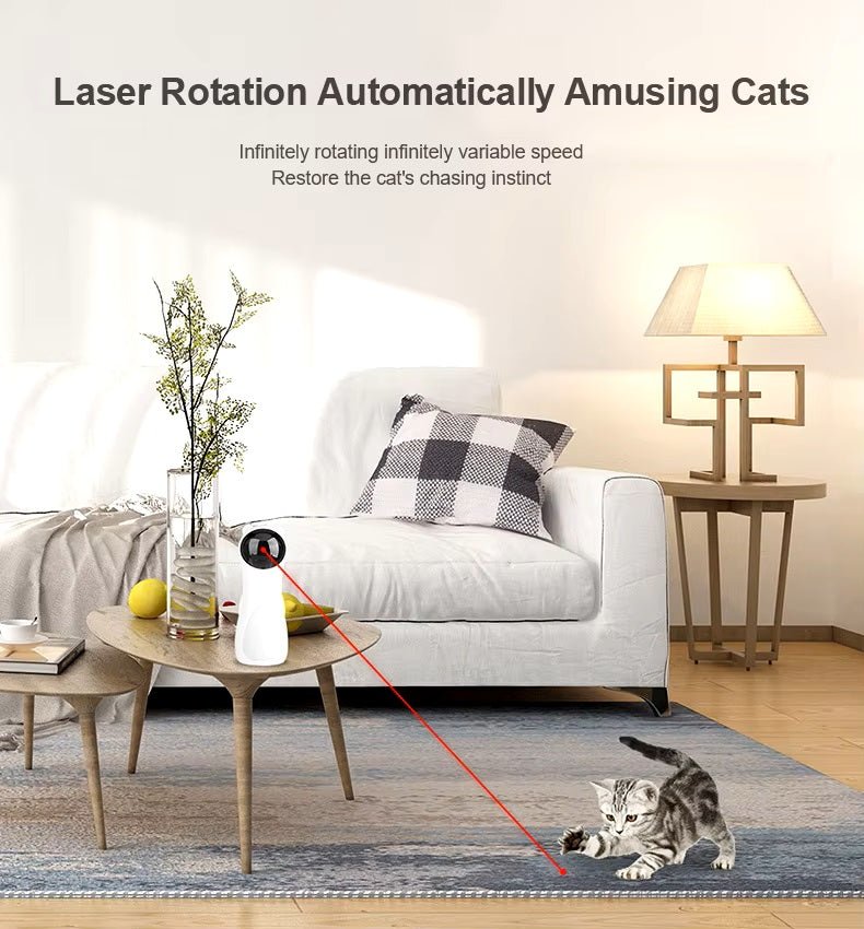 Creative Cat Pet LED Laser Funny Toy Smart Automatic - Salamander Prime