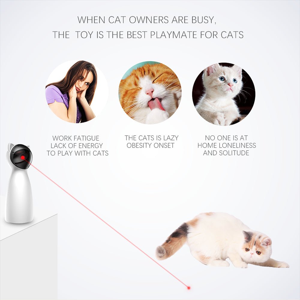 Creative Cat Pet LED Laser Funny Toy Smart Automatic - Salamander Prime