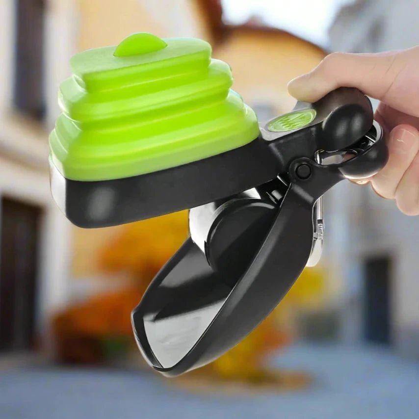 Foldable Dog Pooper Scooper: Travel - Friendly Waste Cleaner - Salamander Prime