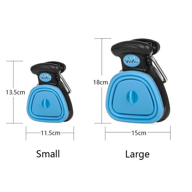 Foldable Dog Pooper Scooper with Decomposable Bags – Travel - Friendly Waste Cleaner - Salamander Prime