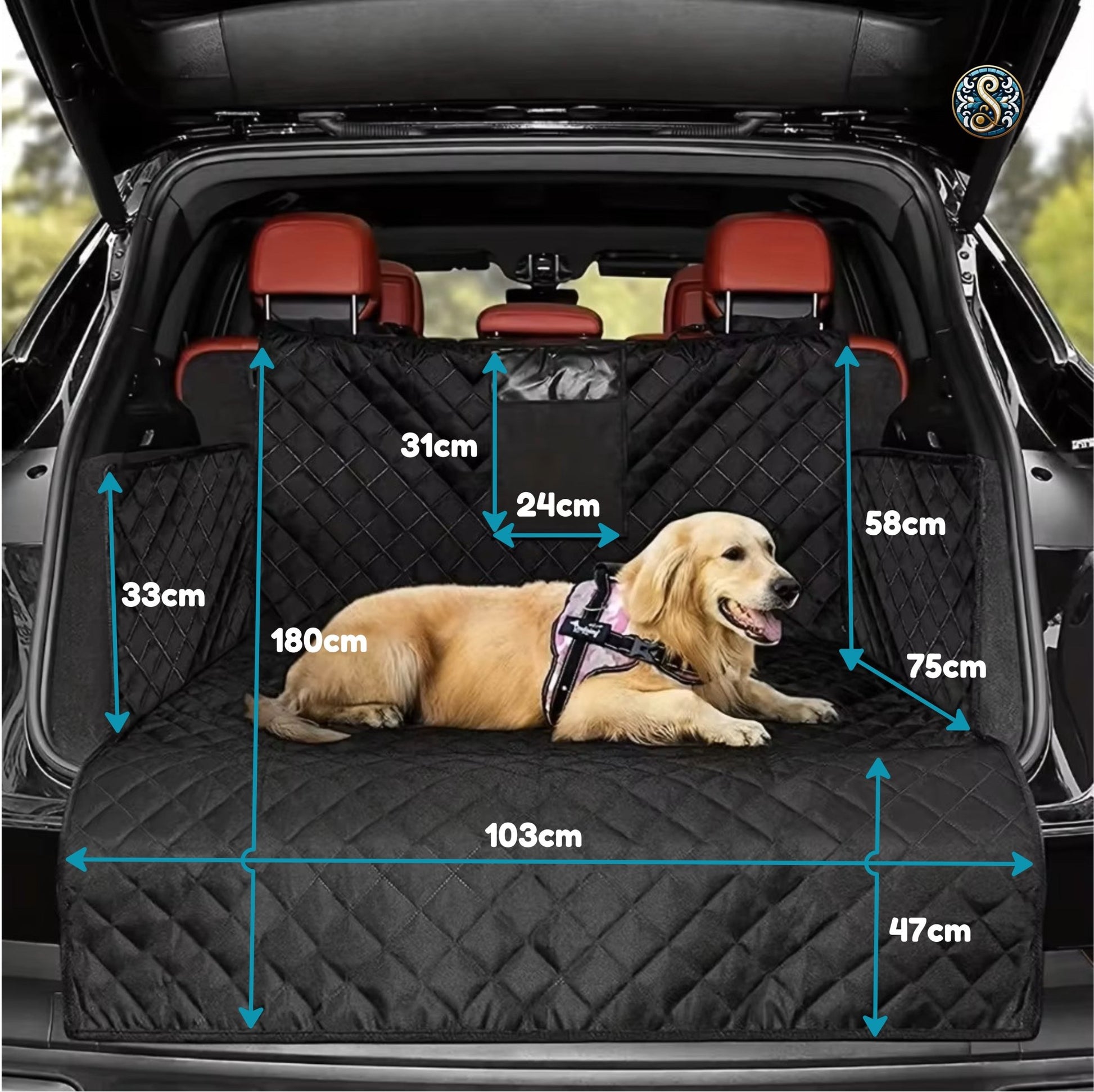 PetCruiser Car Seat Protector - Salamander Prime