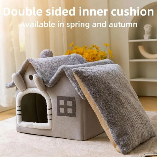 Removable Roof Plush Pet House - Salamander Prime