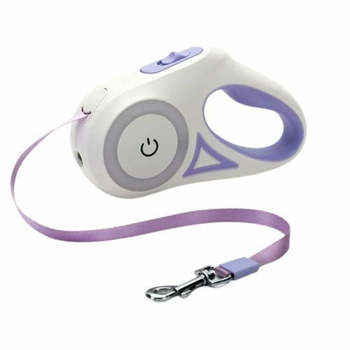 Retractable Lighting Dog Leash | Stylish & Safe Night Walks – Salamander Prime - Salamander Prime