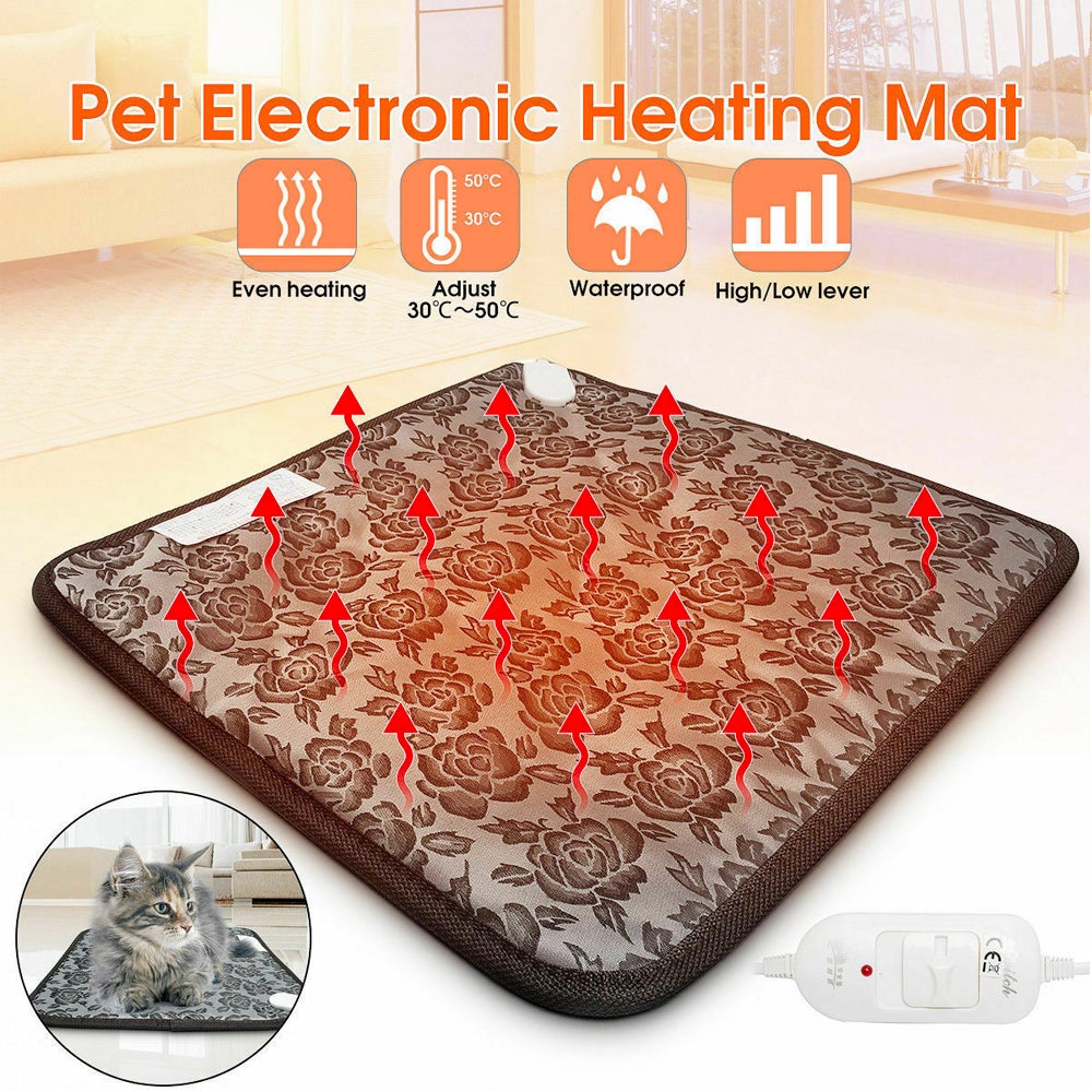 Thermal Heating Waterproof Bed Pad for Pets with Adjustable - Salamander Prime